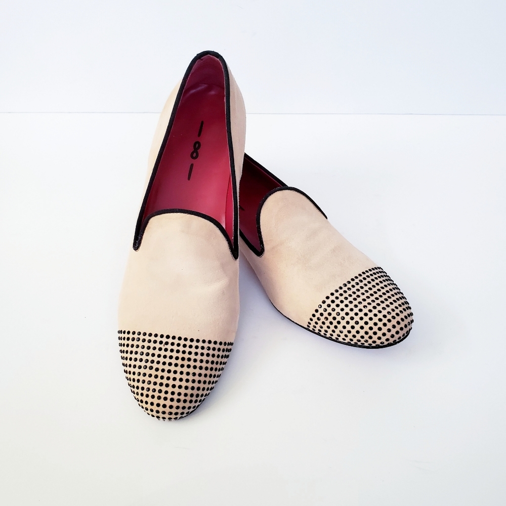 181 by Alberto Gozzi Pink Jeweled Suede Loafers